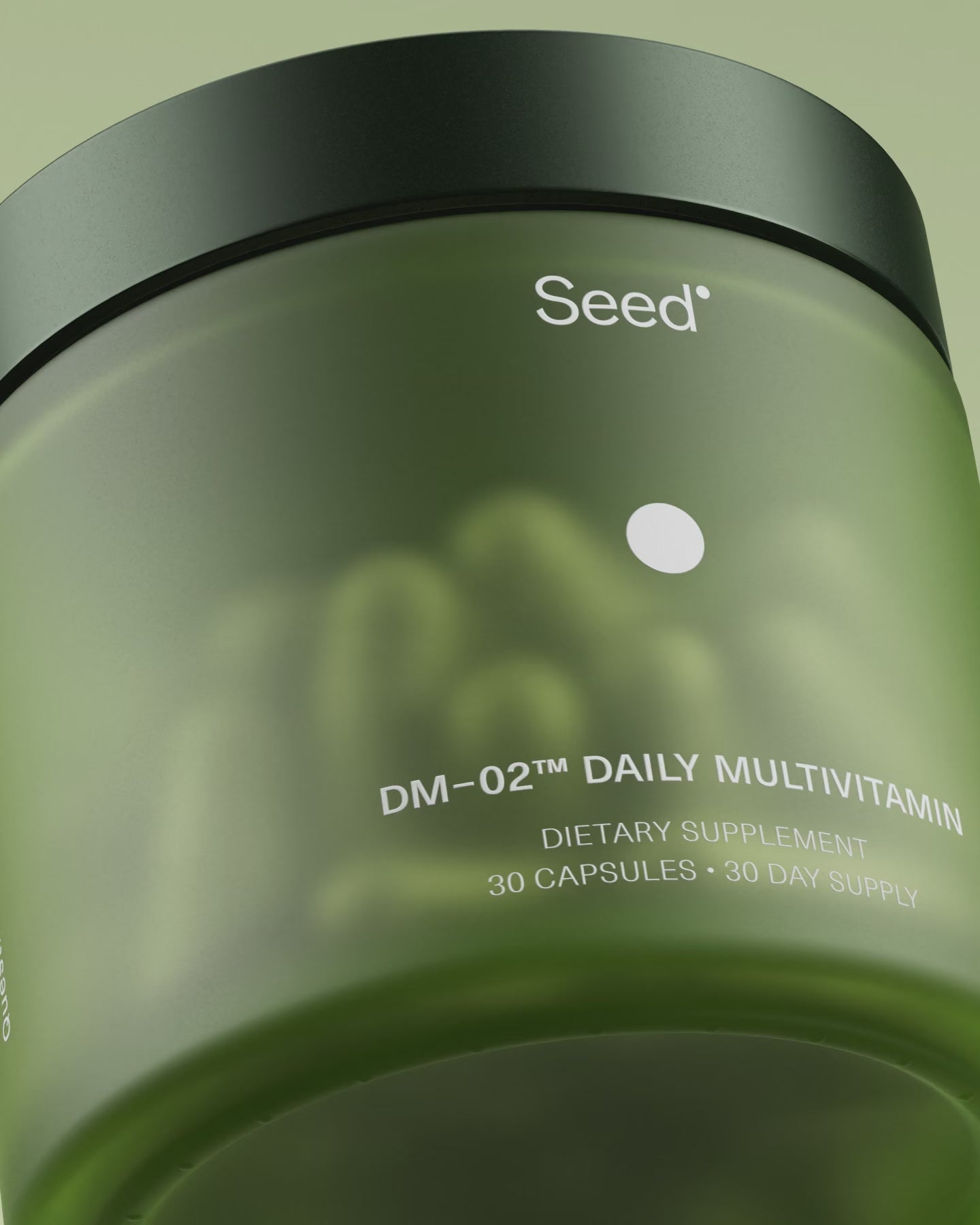 DM-02 Daily Multivitamin jar spinning and rotating
