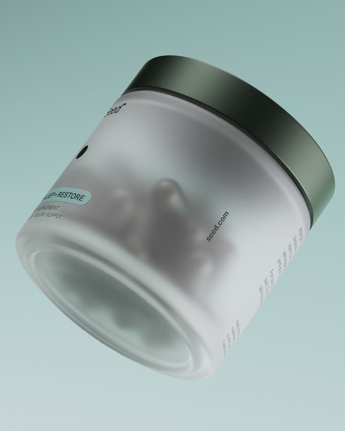 PM-01 Sleep + Restore jar spinning and rotating around