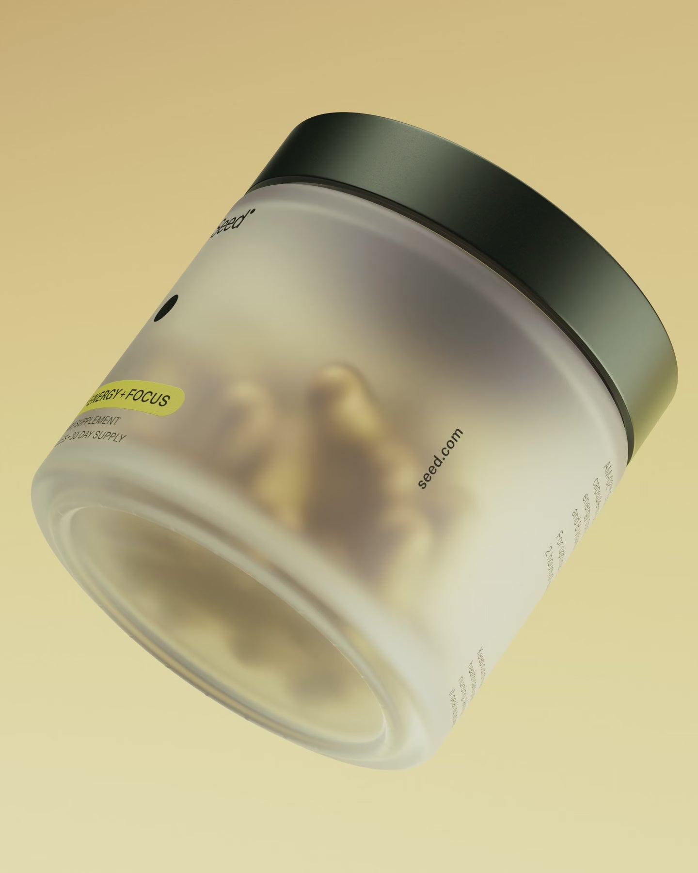 AM-02 Energy + Focus jar rotating and spinning around
